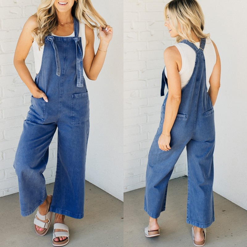 Women'S Fashion Utility Pants - 2025 New Overalls Jumpsuit Wide Leg