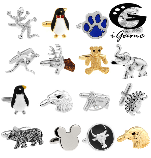 Women'S Fashion Retailers - Cuff Links horse design animal series