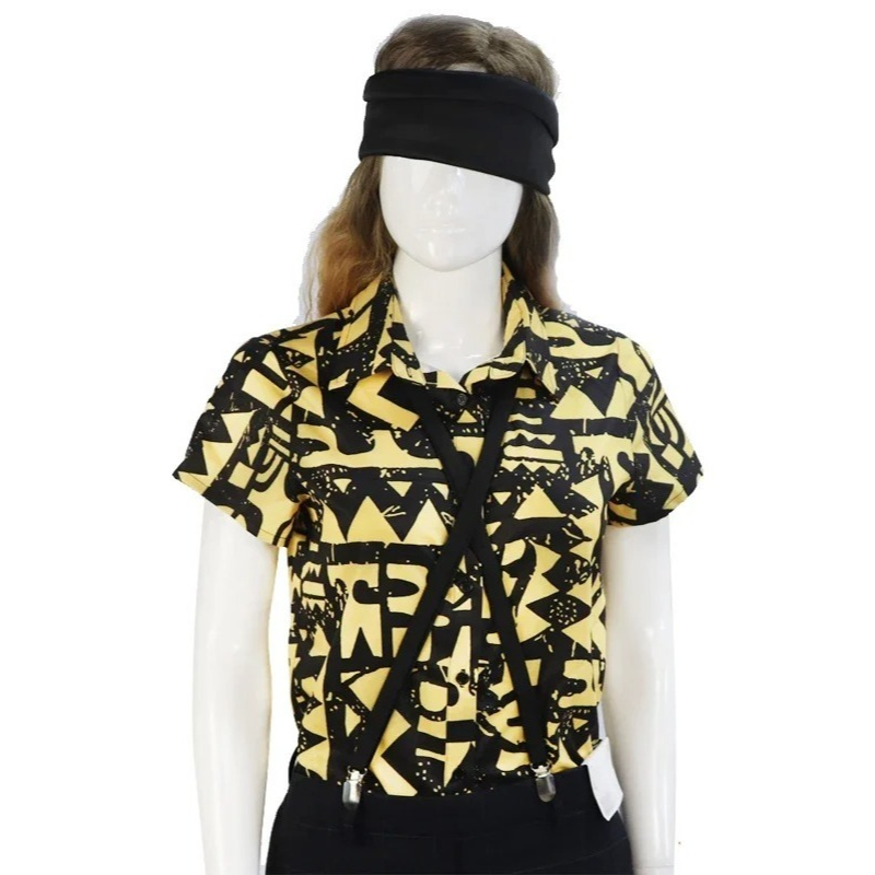 Belted Shirt Dress - Eleven Yellow Shirt Belts Cosplay Costumes