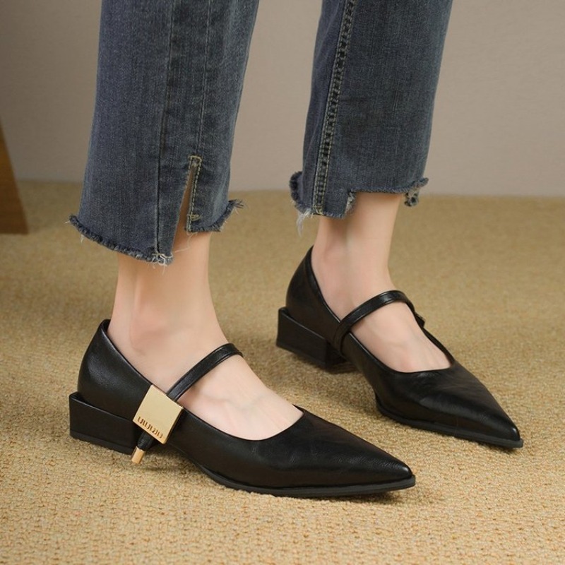 2025 Retro Style Thick Heel Wo - Women'S Fashion For 2025 avis et prix