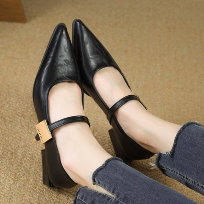 2025 Retro Style Thick Heel Wo - Women'S Fashion For 2025 avis et prix