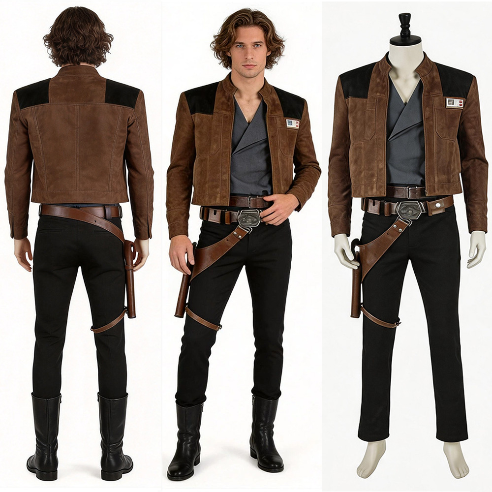 Han Solo Cosplay Costume Adult - Belted Shirt Dress avis et prix