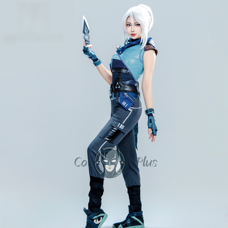 Game Valorant  Jett Cosplay Co - Knitted Vest Women avis et prix