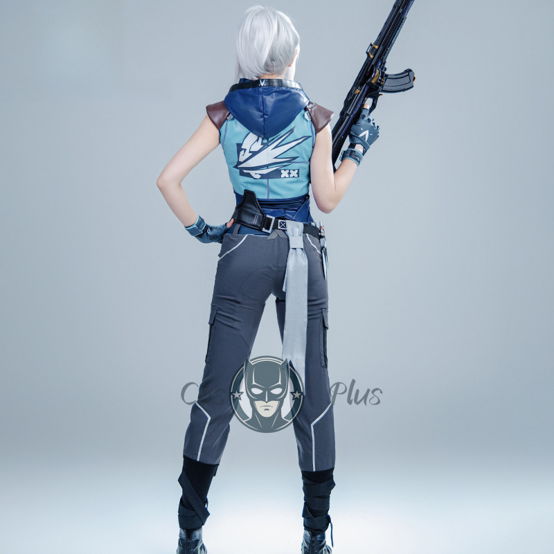 Game Valorant  Jett Cosplay Co - Knitted Vest Women avis et prix