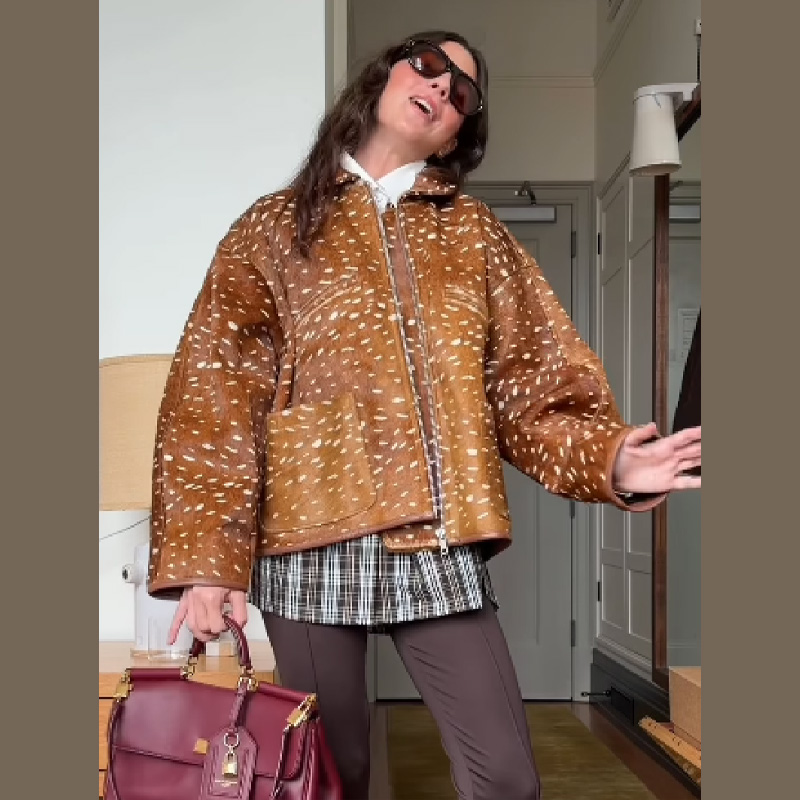 Retro Trendy Short Jacket Lape - Women'S Fashion Edgy avis et prix