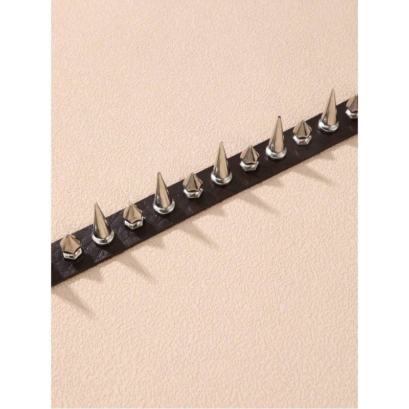1pc Gothic Punk Spiked Leather - Women'S Fashion Edgy avis et prix