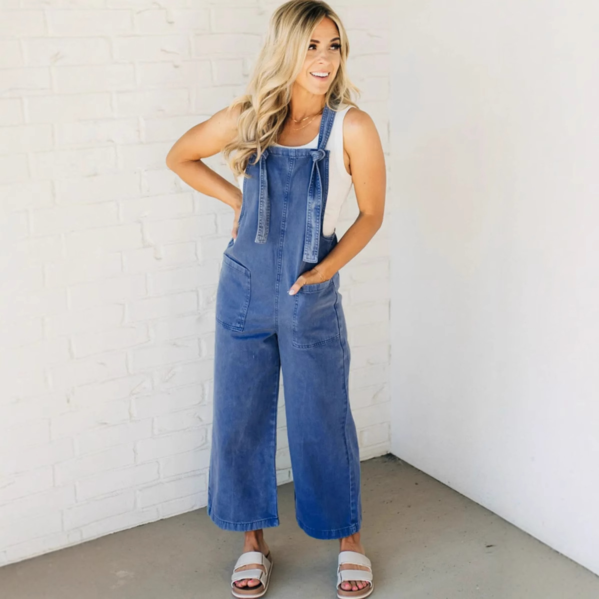 2025 New Overalls Jumpsuit Wid - Women'S Fashion Utility Pants avis et prix