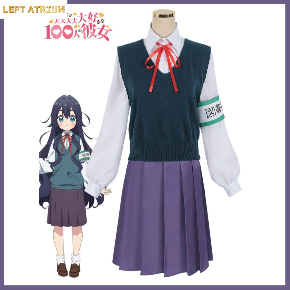 Anime The 100 Girlfriends Who  - Knitted Vest Women avis et prix