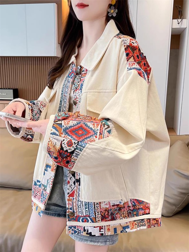 Trendy Spliced Utility Jacket  - Women'S Fashion Utility Jacket avis et prix
