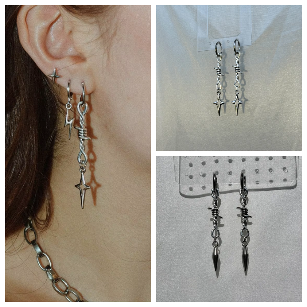 Grunge Barbed Wire Star Spike  - Women'S Fashion Edgy avis et prix
