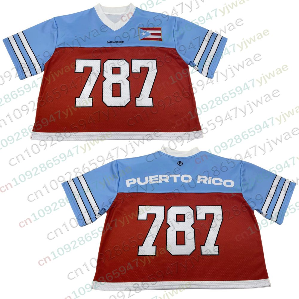 Puerto Rico Oversized Jersey P - Women'S Fashion Rugby Top avis et prix