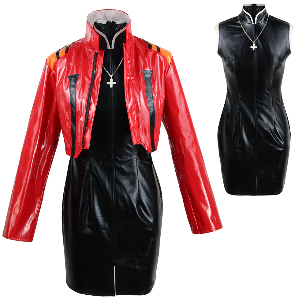 Katsuragi Misato Cosplay Costu - Knitted Vest Women avis et prix
