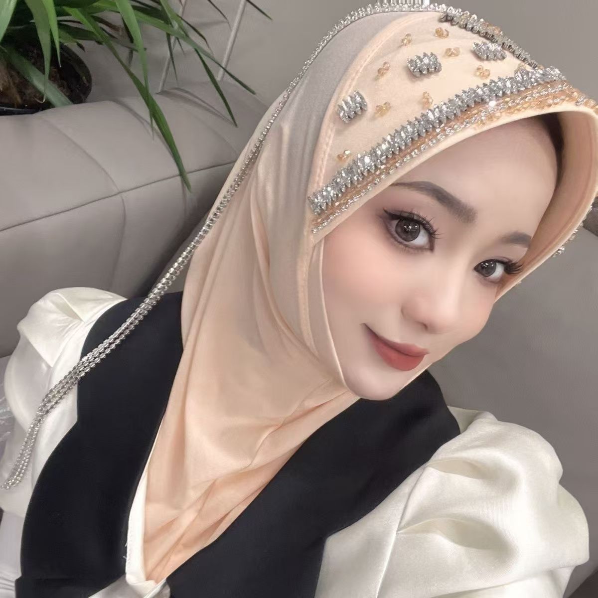 Luxury Hat Hijab Pink Scarf wi - Women Fashion Brand avis et prix