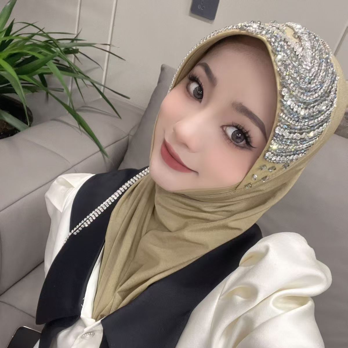 Luxury Hat Hijab Pink Scarf wi - Women Fashion Brand avis et prix