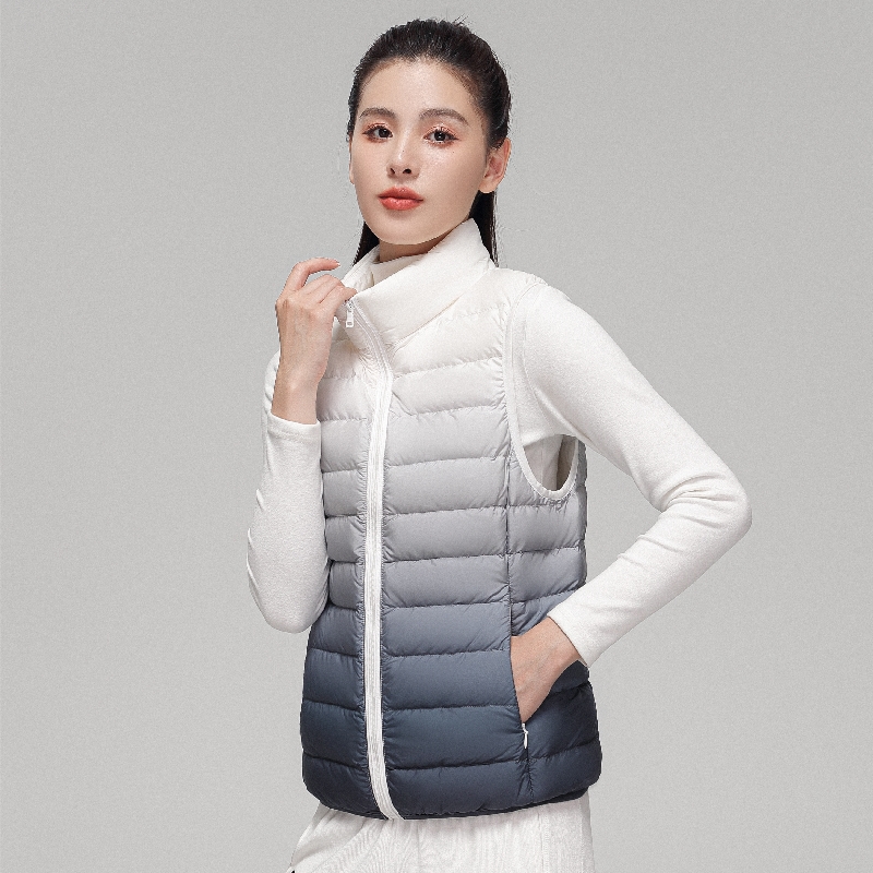 Women Fashion Gradient Ultra L - Puffer Vest Fashion Women avis et prix