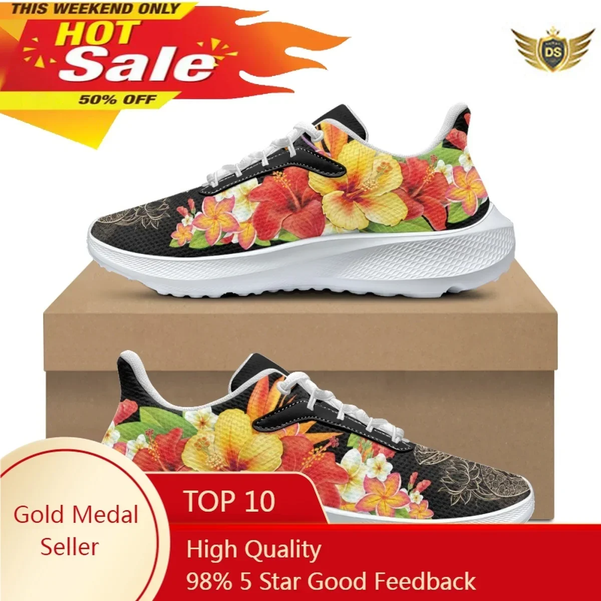 Fashion Art Polynesian Hibiscu - Women'S Fashion Running Shoes avis et prix