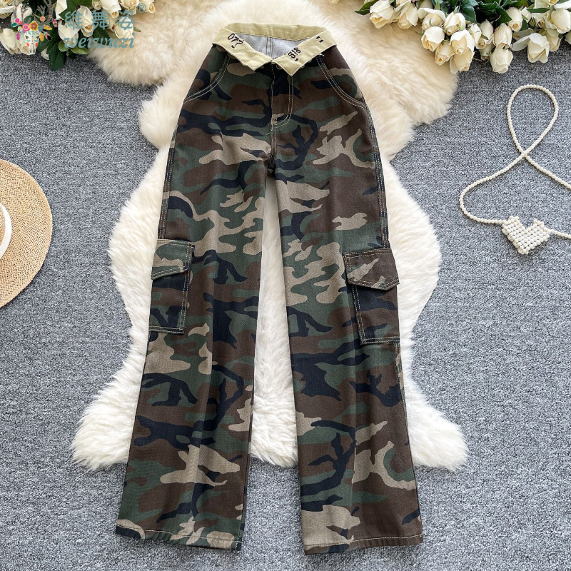 New Women's Camouflage Cargo J - Women'S Fashion Utility Pants avis et prix