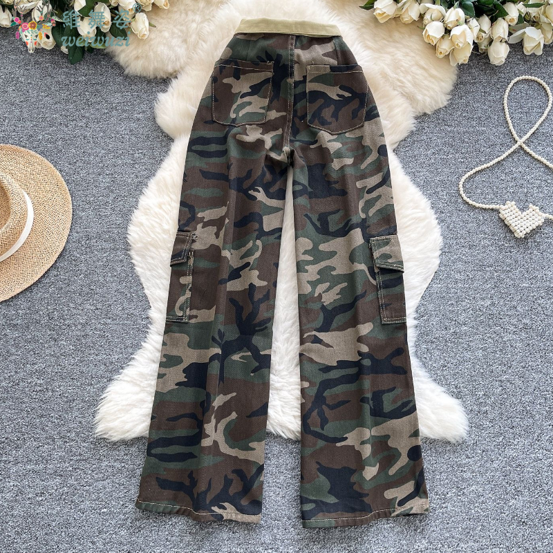 New Women's Camouflage Cargo J - Women'S Fashion Utility Pants avis et prix