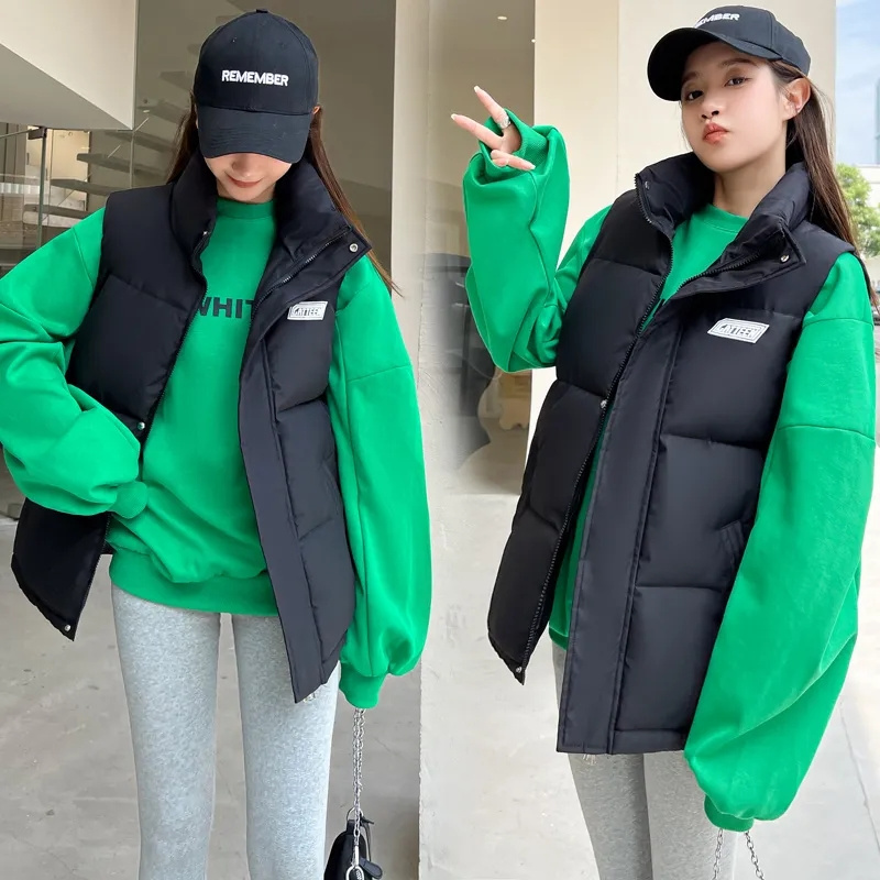 Fall Winter Warm Cropped Vest  - Puffer Vest Fashion Women avis et prix