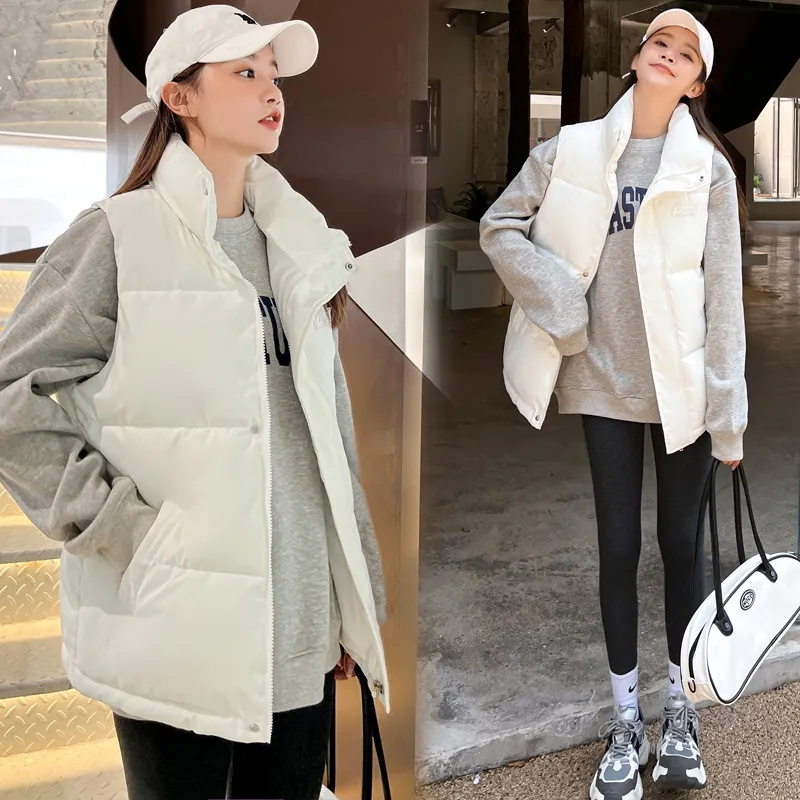 Fall Winter Warm Cropped Vest  - Puffer Vest Fashion Women avis et prix