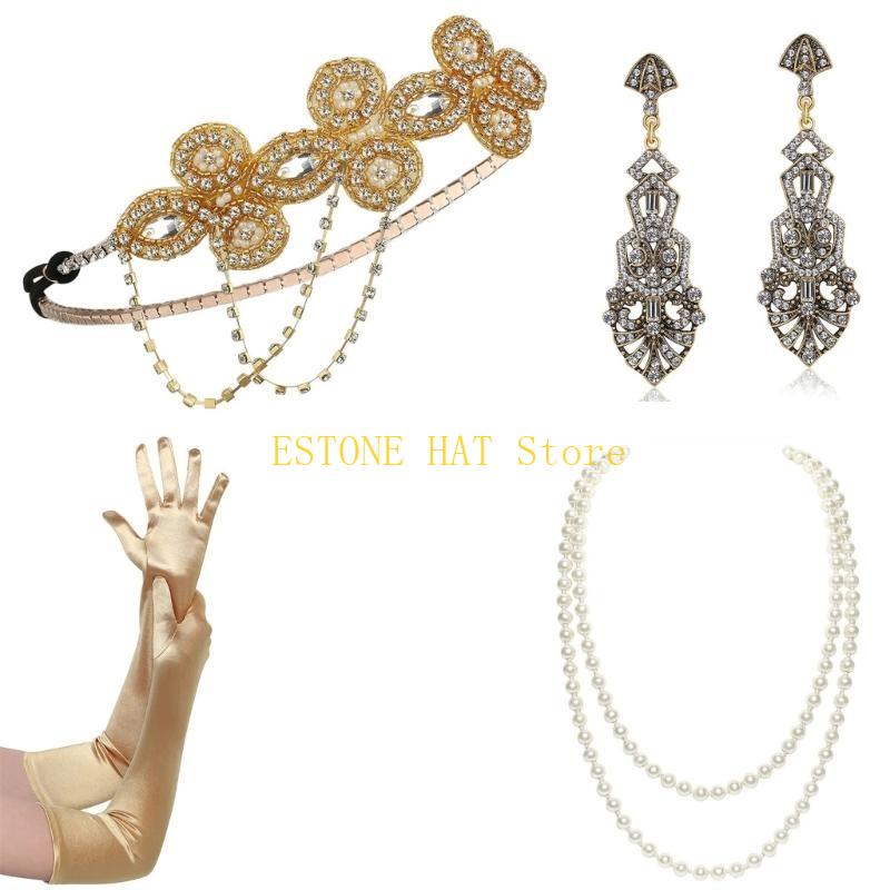 49MF Vintage Flapper Costume S - Women'S Fashion Gloves avis et prix