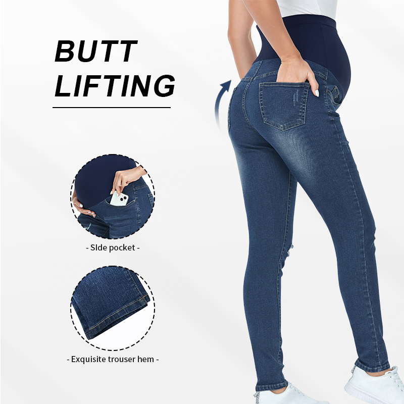 Autumn and Winter New Tight Hi - Mom Jeans Women avis et prix