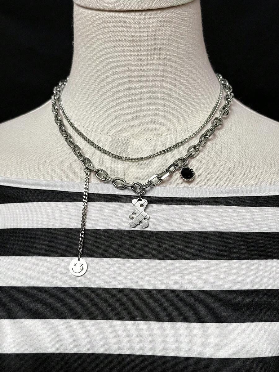 Black And White Striped Asymme - Asymmetric Top Women avis et prix