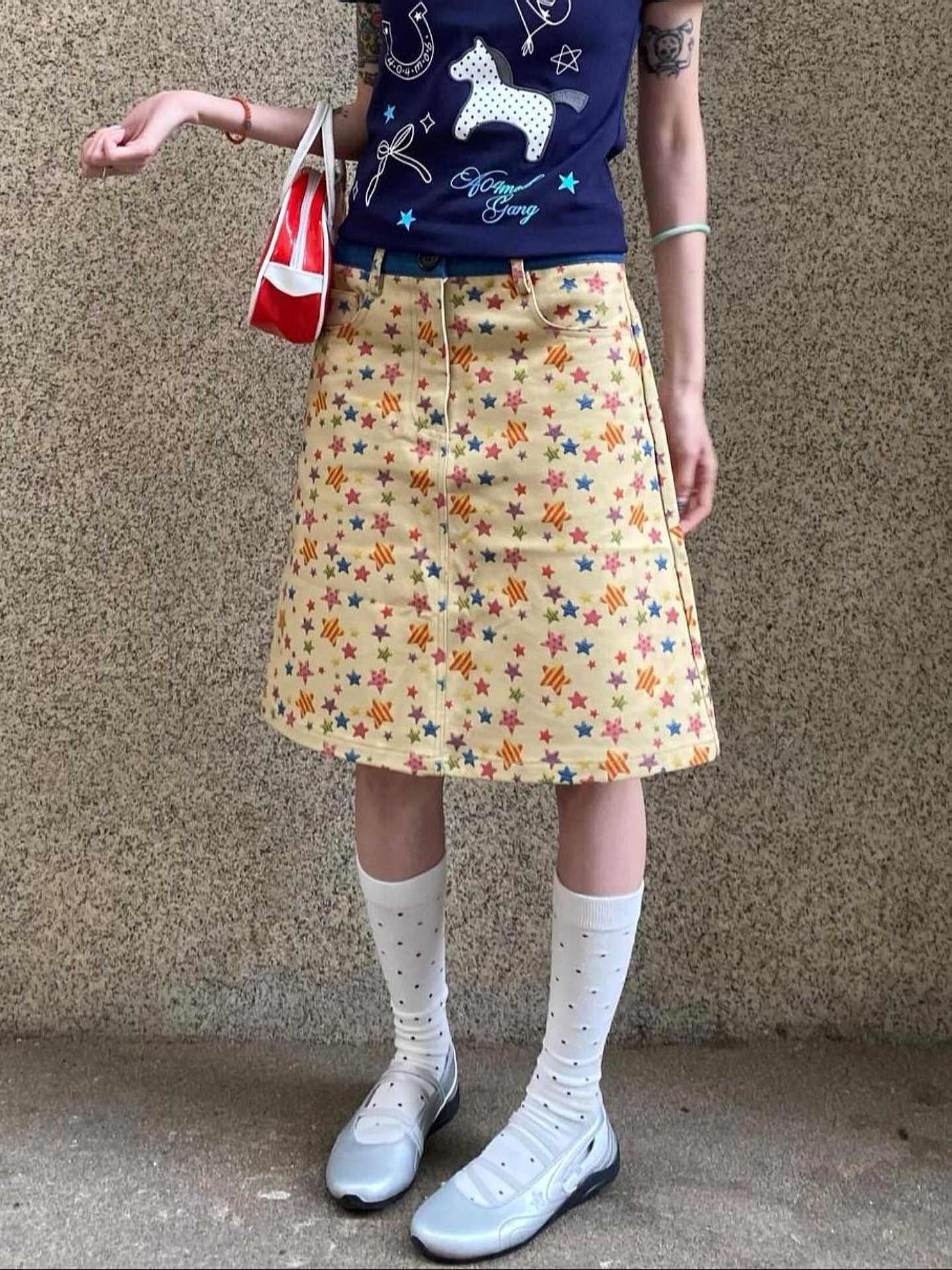 Summer Women Midi Skirts Denim - A-Line Skirt Midi avis et prix