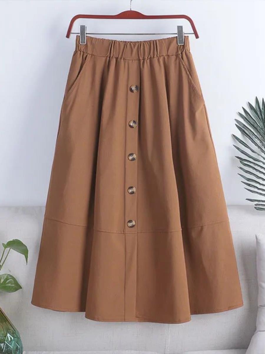Summer New Style High Waist Mi - A-Line Skirt Midi avis et prix