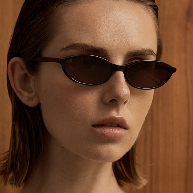New Retro Oval Cat Eye Sunglas - Women'S Fashion In The 90S avis et prix
