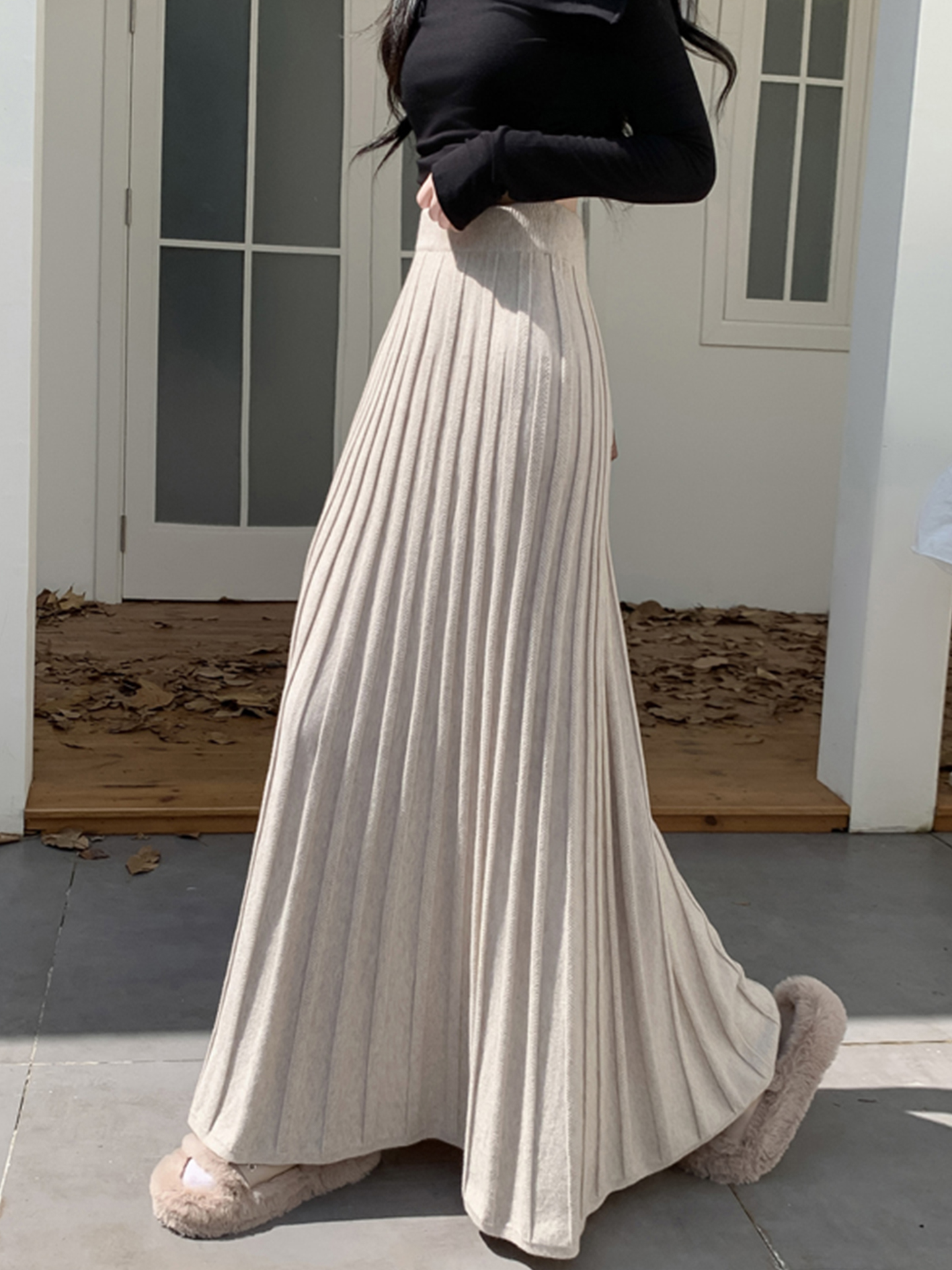 Emily Clud Recommended Knitted - A-Line Skirt Midi avis et prix