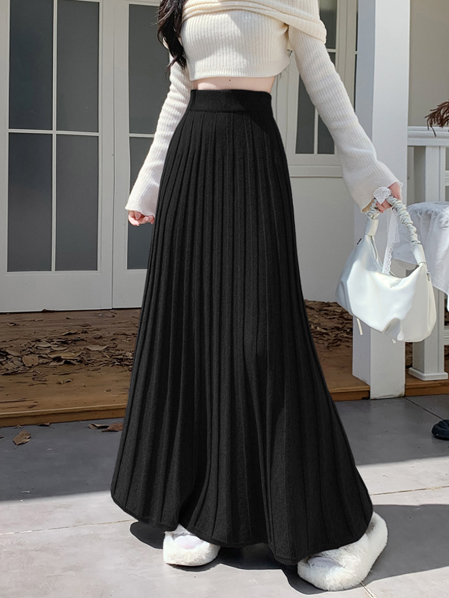 Emily Clud Recommended Knitted - A-Line Skirt Midi avis et prix