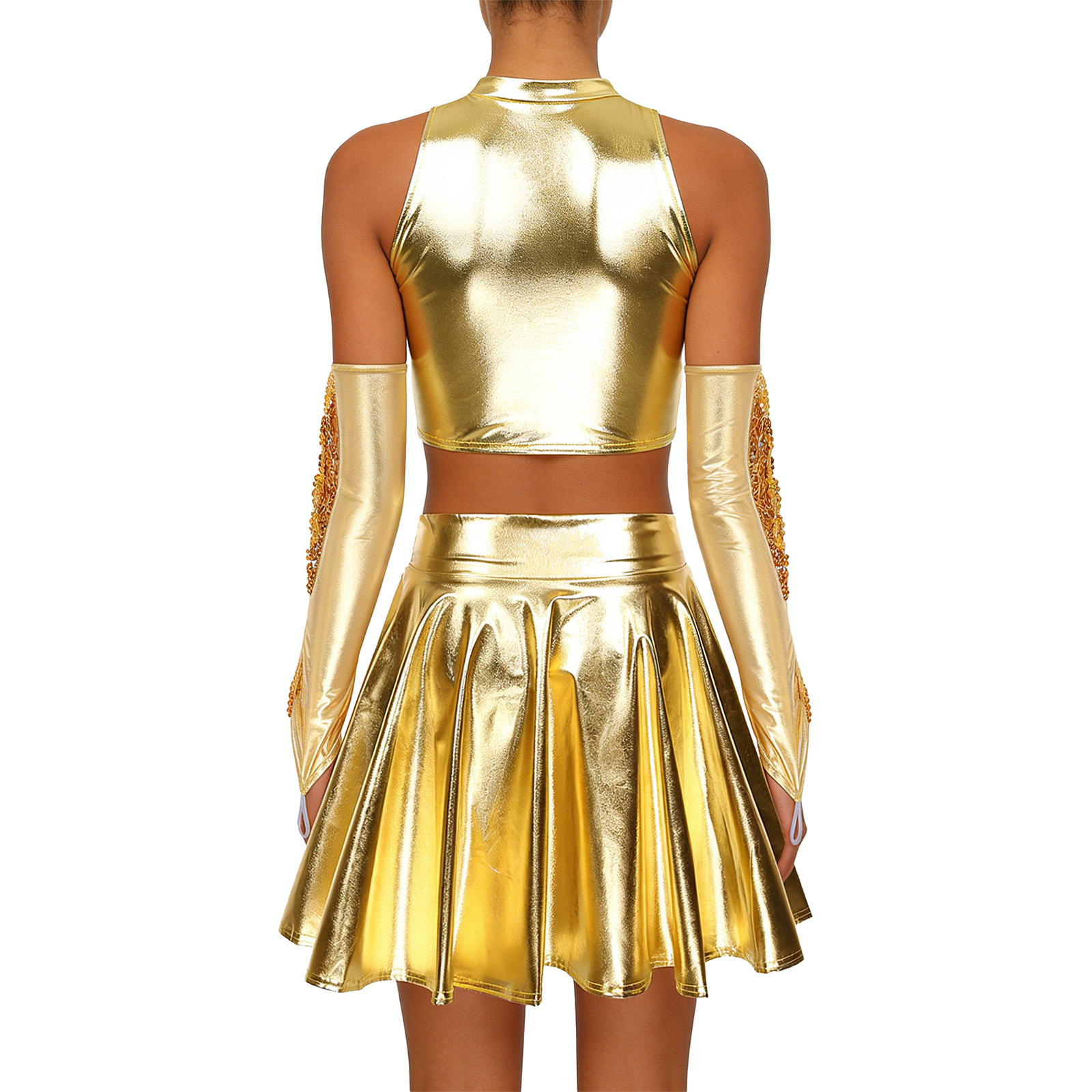 Women Adults Fashion Metallic  - Women'S Fashion Gloves avis et prix