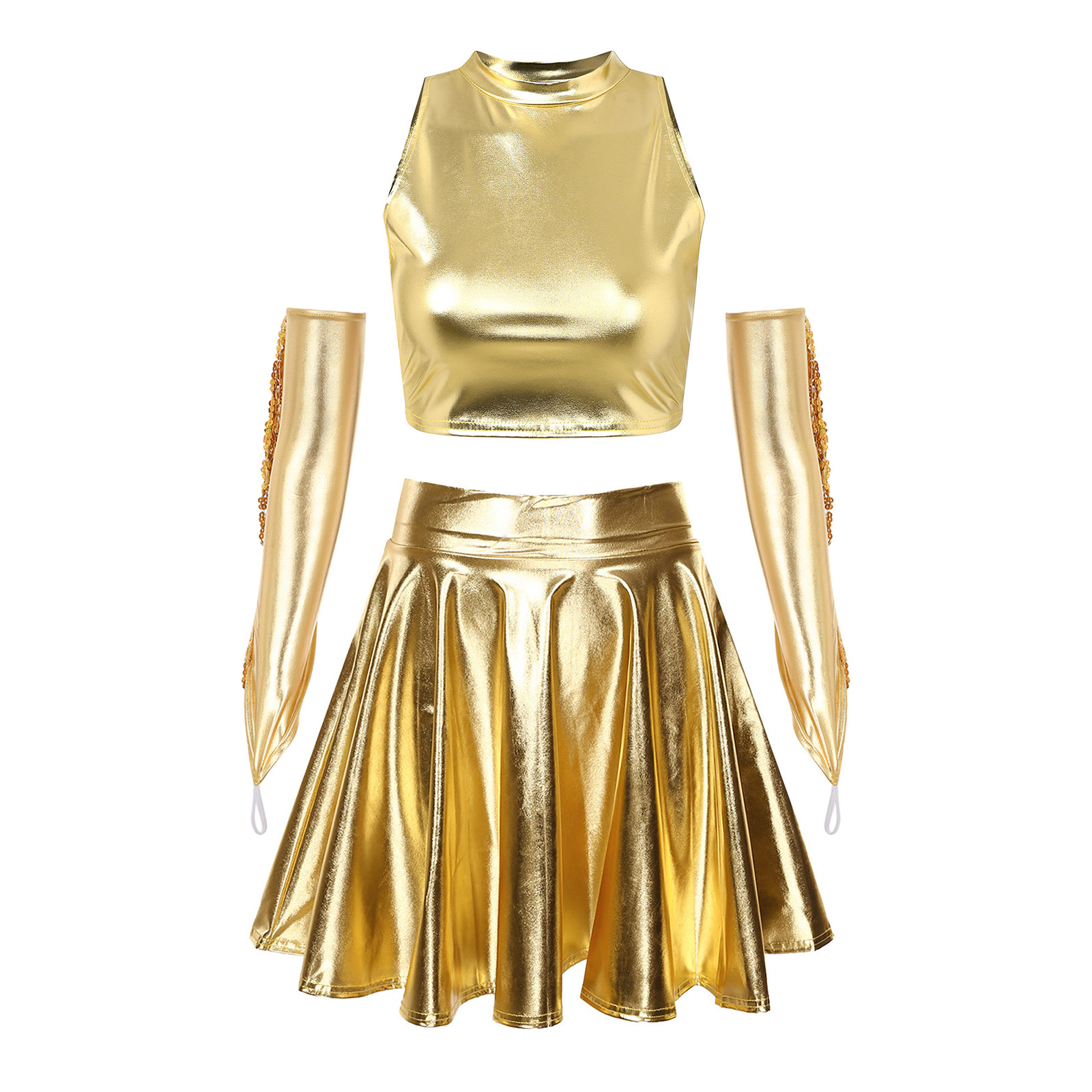 Women Adults Fashion Metallic  - Women'S Fashion Gloves avis et prix