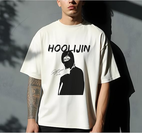 HOOLIJIN-Hooligan Kpop T-Shirt - Women'S Fashion Edgy avis et prix