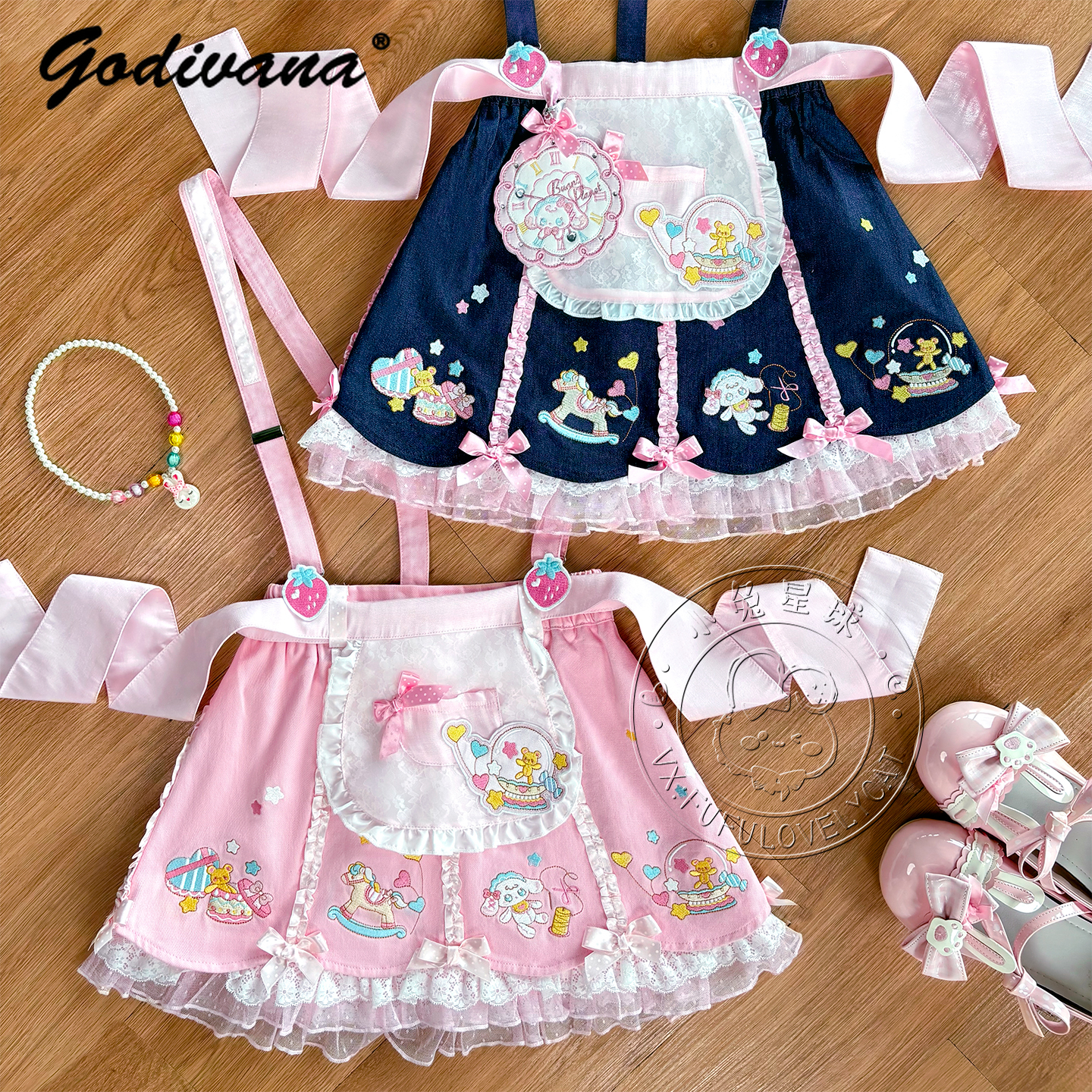 Lolita Daughters Clothes Cute  - Belted Shirt Dress avis et prix