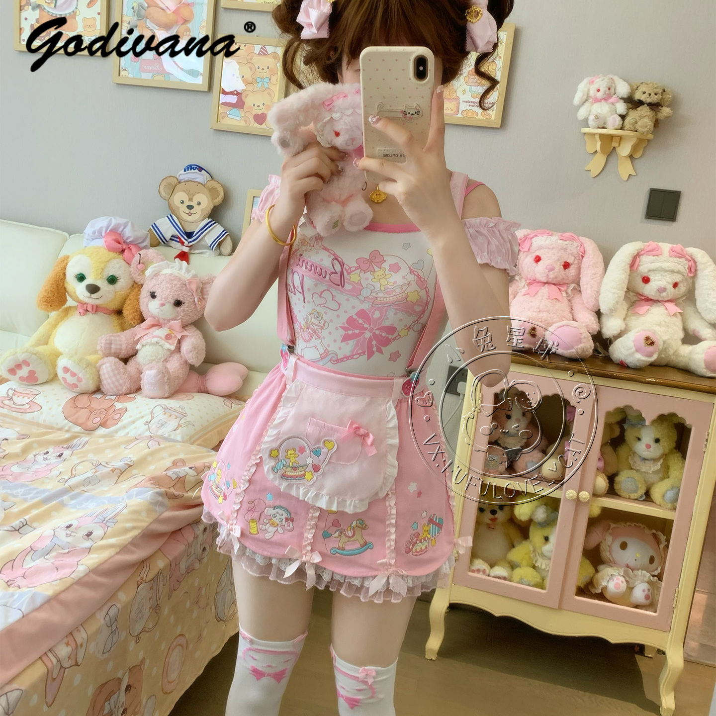 Lolita Daughters Clothes Cute  - Belted Shirt Dress avis et prix