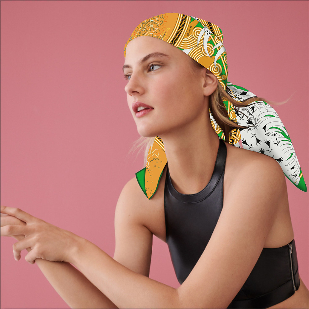 Triangle Silk Scarf Shawls Lux - Women'S Fashion Day avis et prix