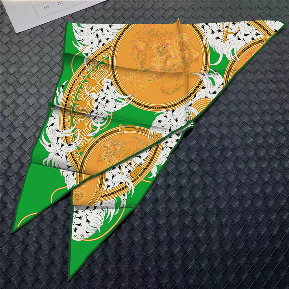 Triangle Silk Scarf Shawls Lux - Women'S Fashion Day avis et prix