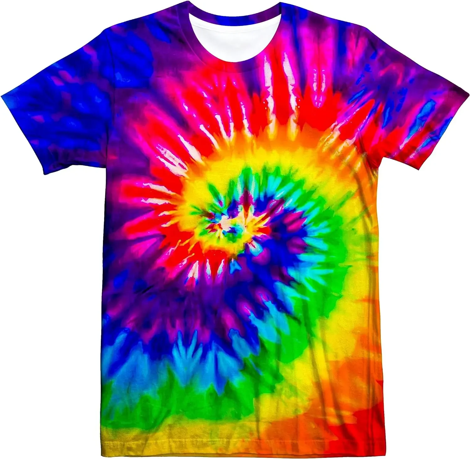 Unisex Retro Tie Dye t shirt f - Women'S Fashion From The 70S avis et prix