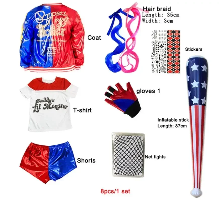 Costumes de cosplay Harley Qui - Knitted Vest Women avis et prix