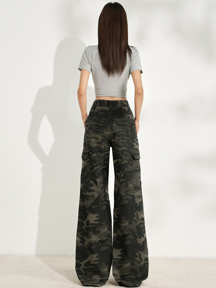 Fashion Camouflage Women Jeans - Women'S Fashion Utility Pants avis et prix