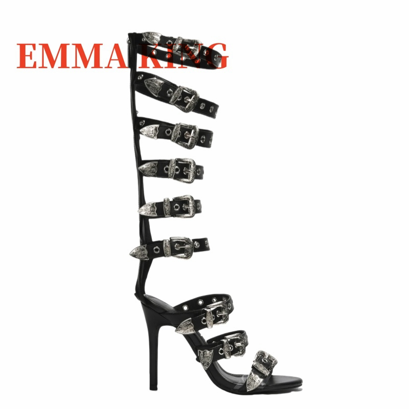 Womens Round Toe High Heels Ba - Fashion Women Belt avis et prix