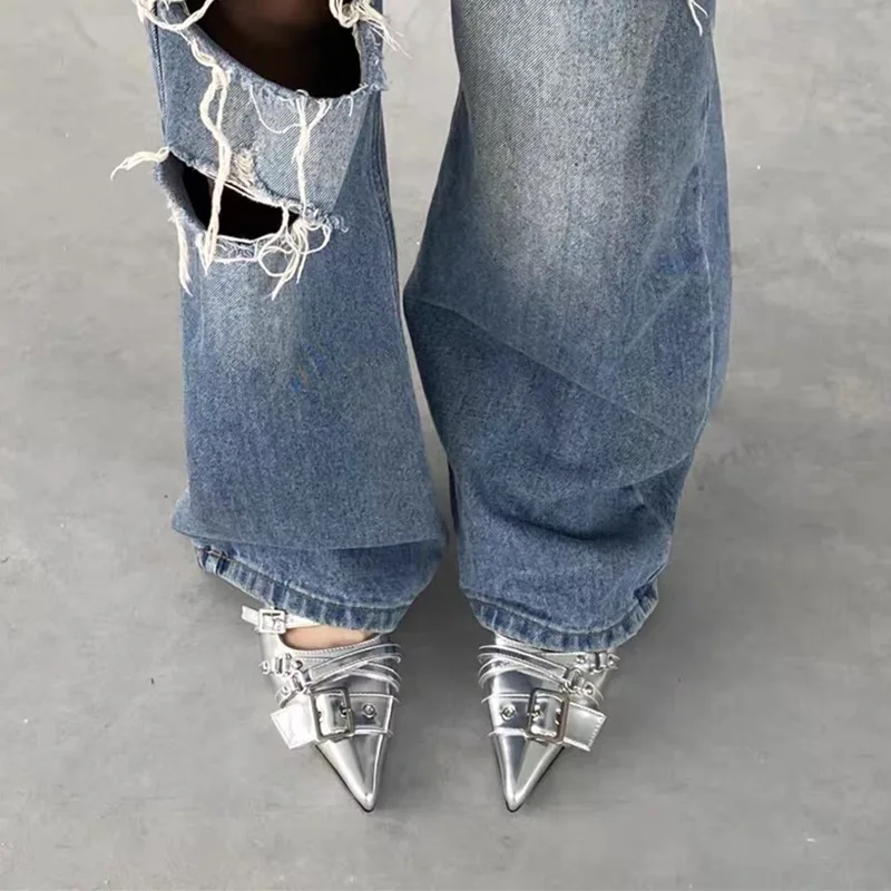 Pointed Toe High Heels Women W - Fashion Women Belt avis et prix