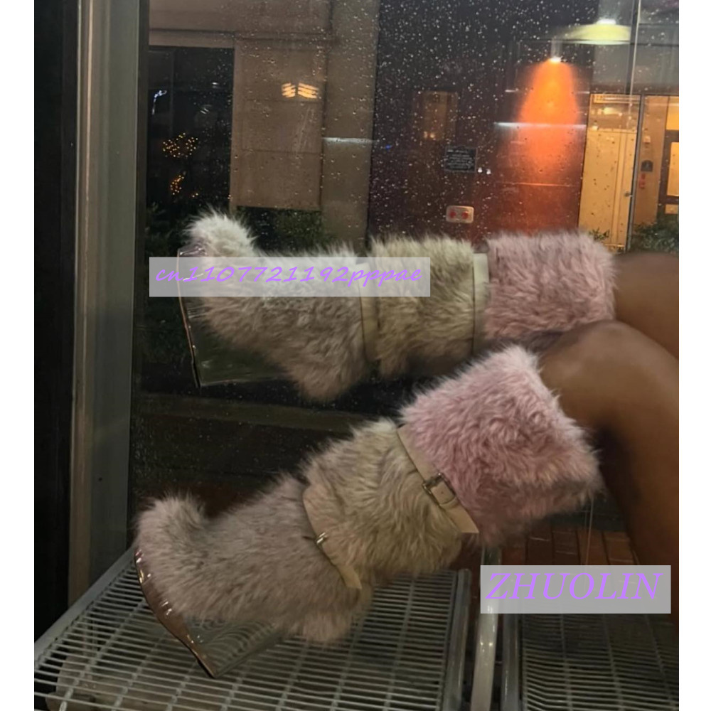 Winter Gradient Furry Transpar - Women'S Fashion Trends avis et prix