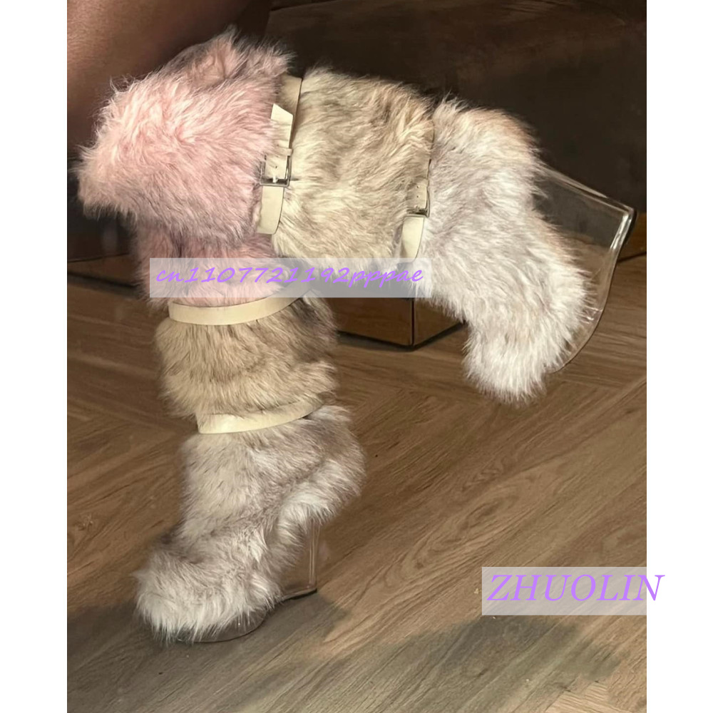 Winter Gradient Furry Transpar - Women'S Fashion Trends avis et prix