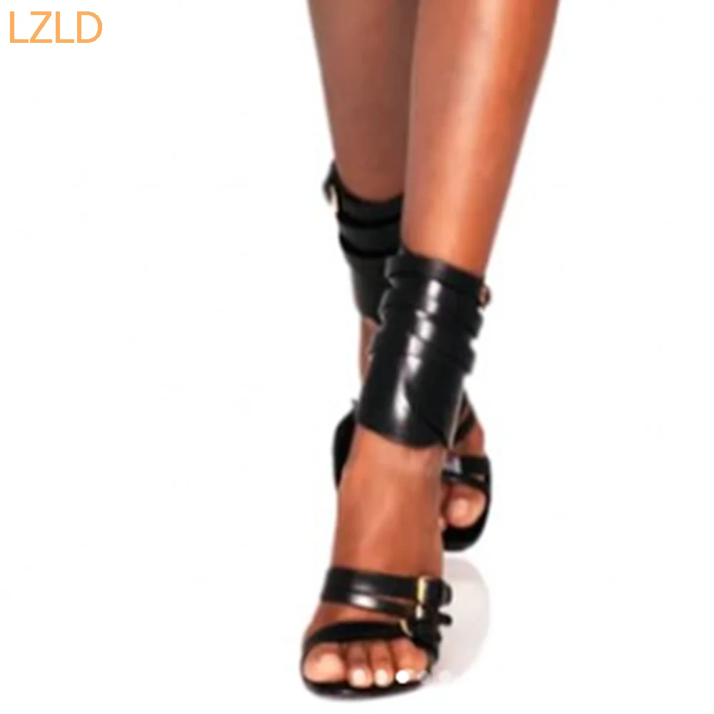 Black Sexy Catwalk Women Sanda - Fashion Women Belt avis et prix