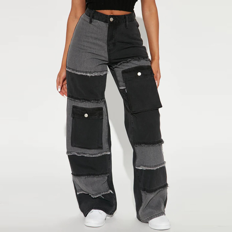 Utility Style Color Block Mult - Women'S Fashion Utility Pants avis et prix