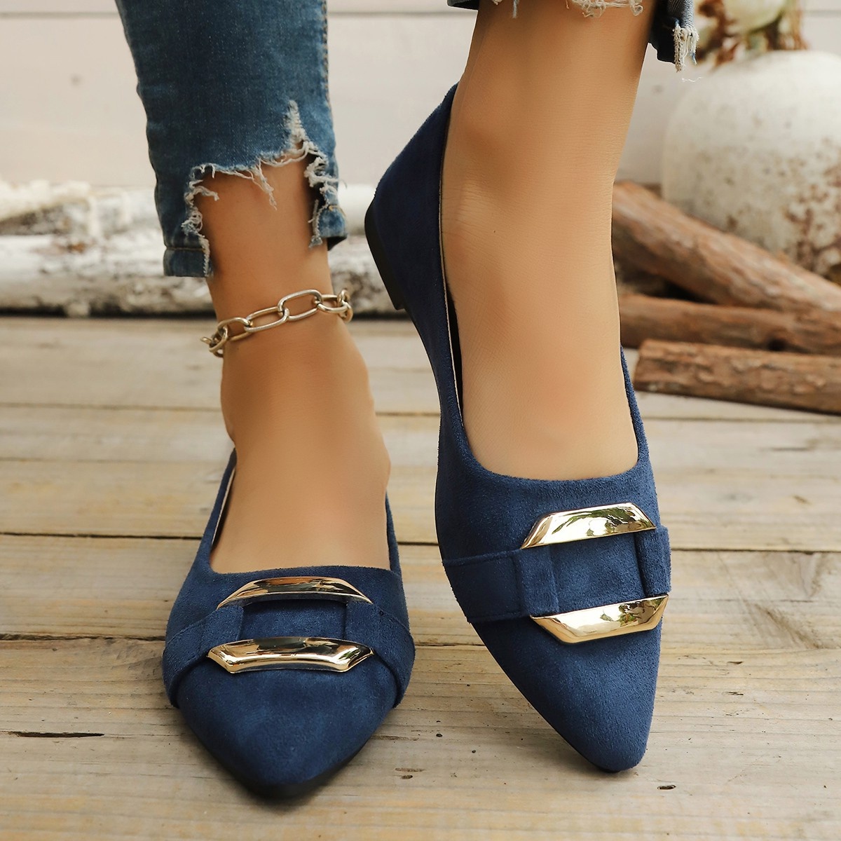 Spring and Autumn Elegant Poin - Women Fashion Nova avis et prix