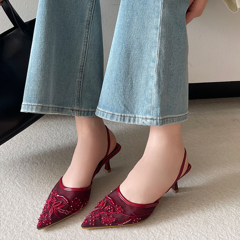 2026 Elegant Slingback Sandals - Women Fashion Brand avis et prix